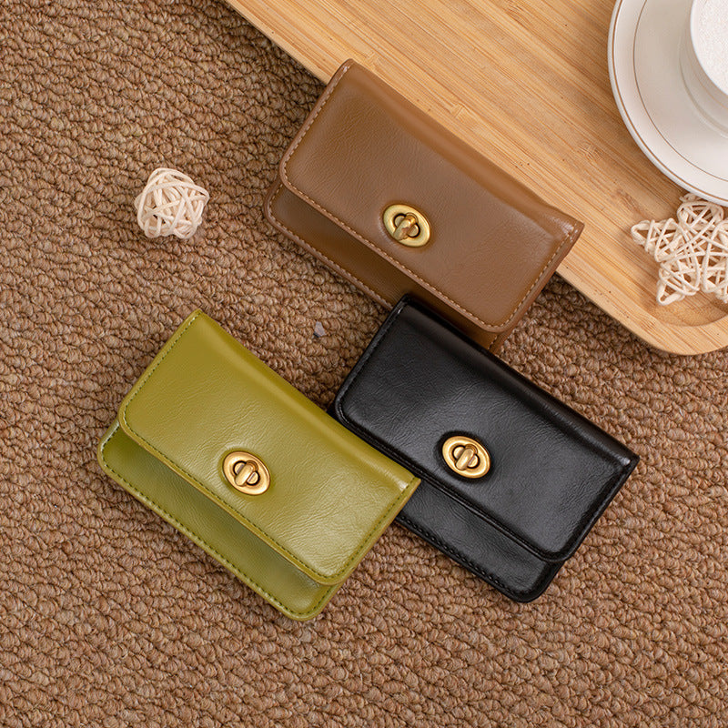 Women's Short Korean Style Simple Solid Ladies Wallets