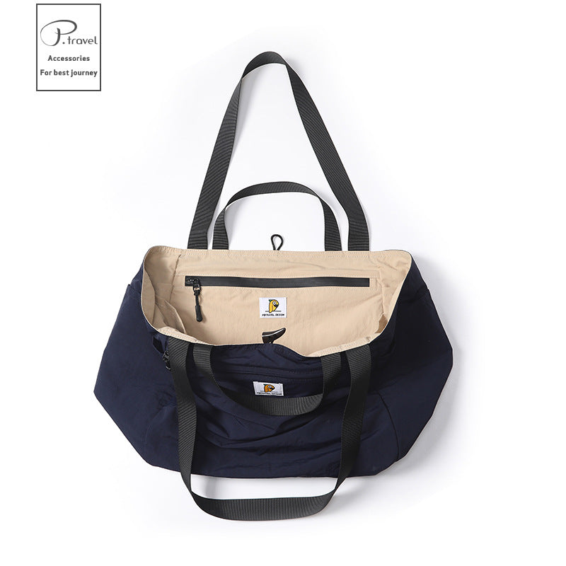 Double-sided Nylon Folding Fashionable Large Capacity Travel Bags