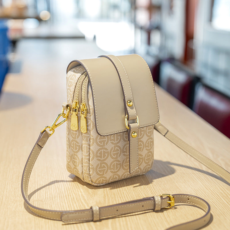Women's Summer Light Luxury Double Partition Large Crossbody Bags
