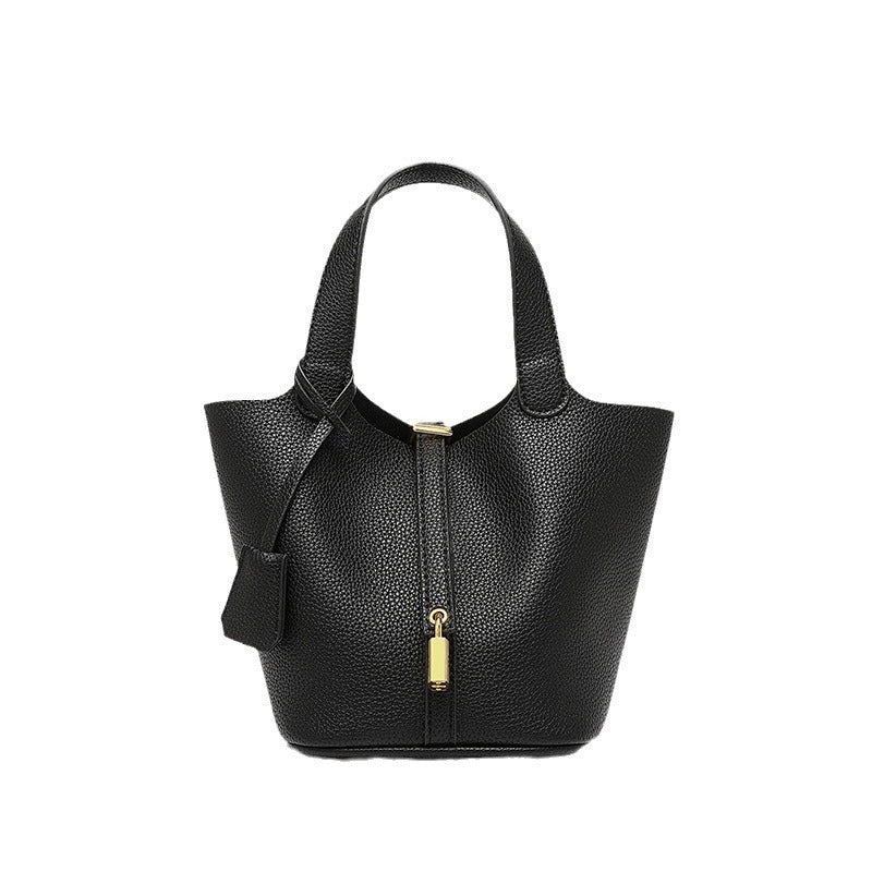 Women's Vegetable Basket Soft Leather Large Capacity Handbags