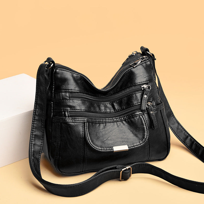 Women's Fashion Soft Surface Mom Style Crossbody Bags
