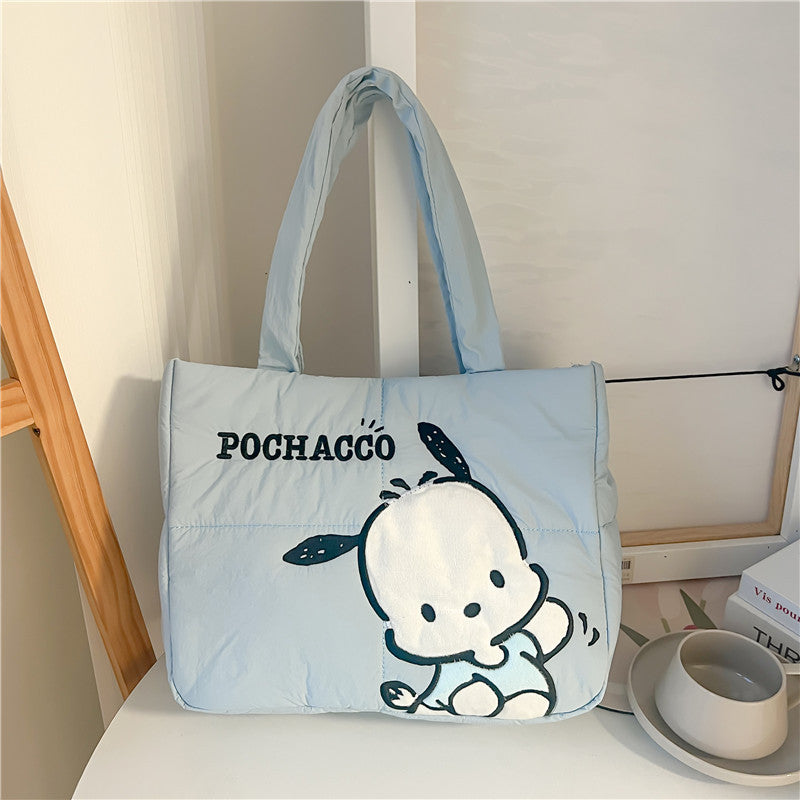 Cartoon Cute Down Cloth Pacha Dog Handbags