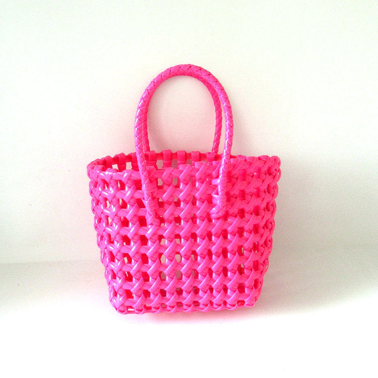 Weaving Hollow Basket Vegetable Hand-woven Beach Handbags