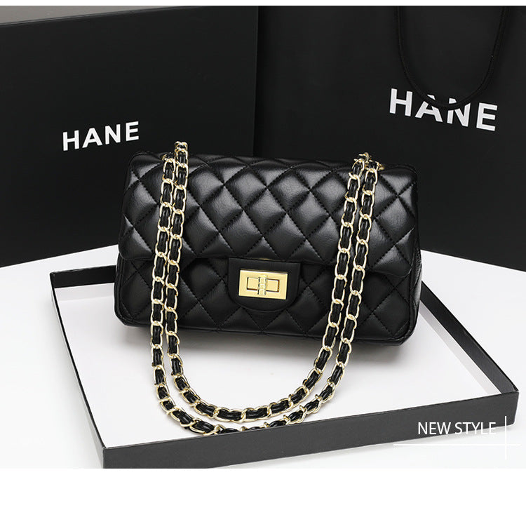 Women's Classic Style Rhombus Chain Fashion Crossbody Bags