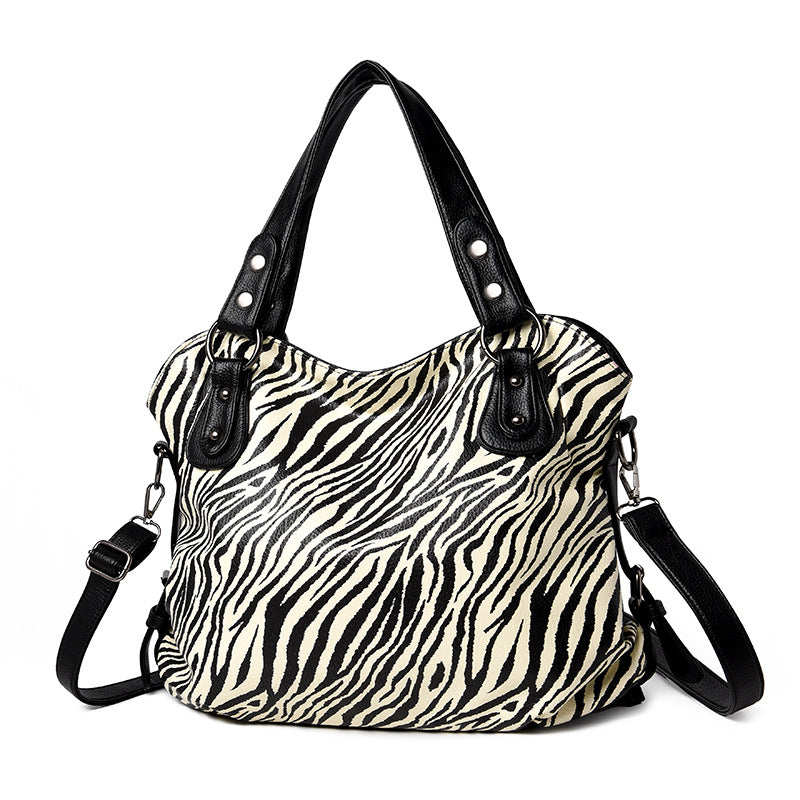 Print Large Capacity Versatile Portable Leisure Women's Shoulder Bag