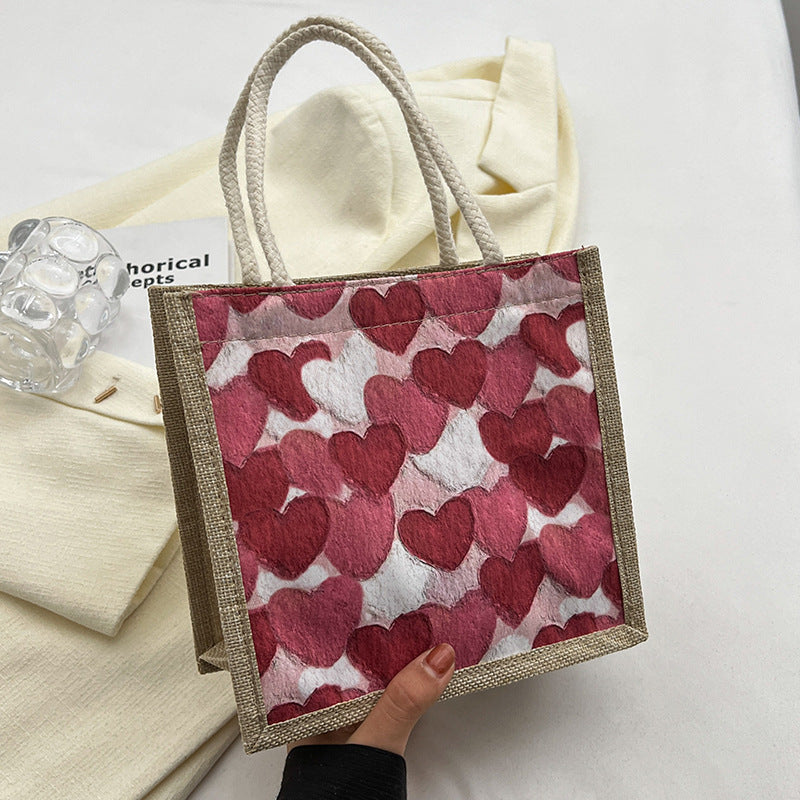 Lunch Box Female Summer Outing Hand Handbags