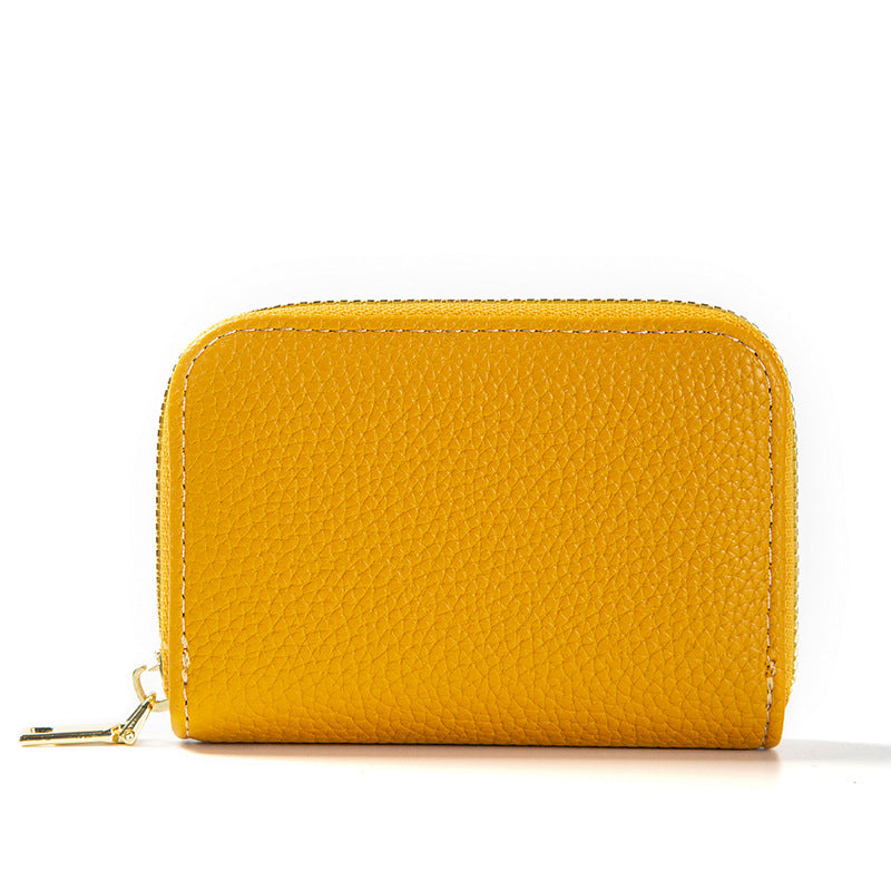 Attractive Swiping Expanding Multiple Slots Zipper Purses
