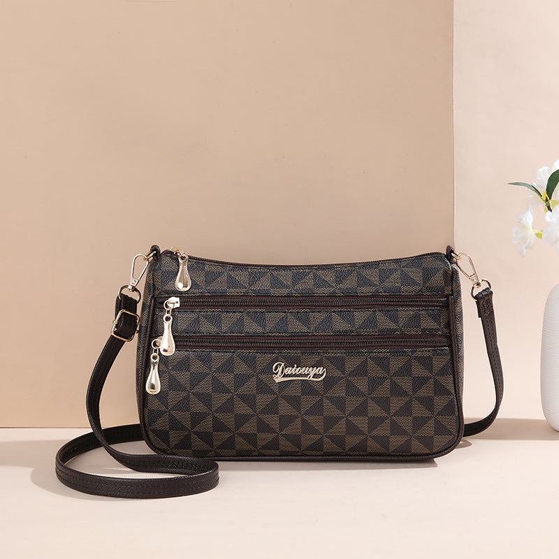 Creative Zipper Large Capacity Versatile Fashion Crossbody Bags