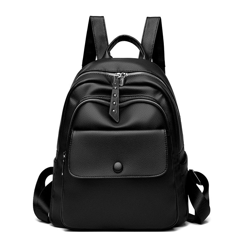 Women's Mummy Soft Leather Fashion Simple Comfortable Backpacks