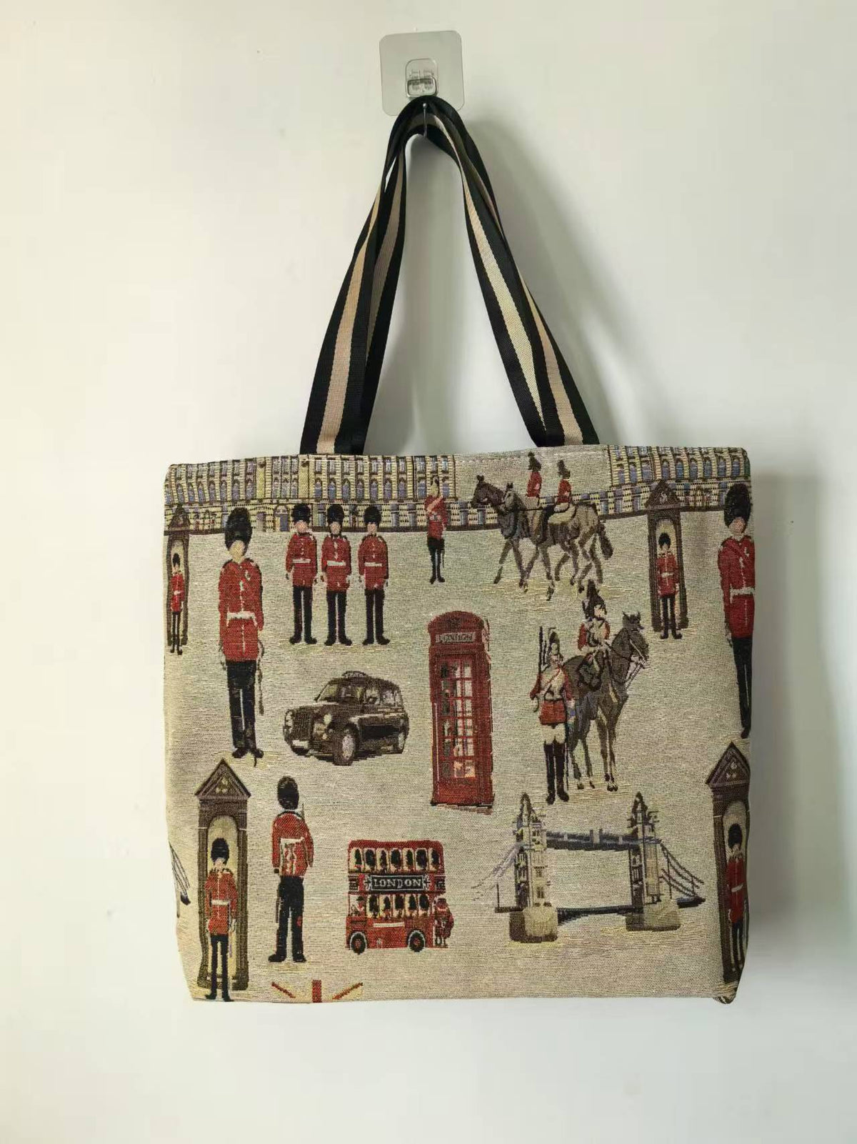 Group Purchase Large Canvas Business Live Cartoon Animal Elephant Shoulder Bags
