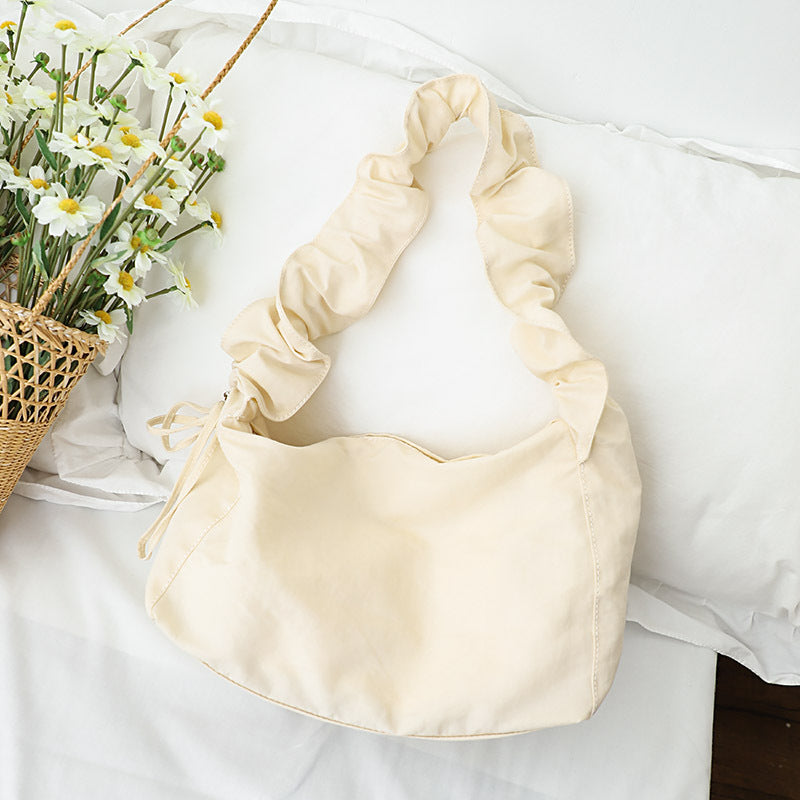 Women's Style Nylon Cloth Fresh Drawstring Leisure Crossbody Bags