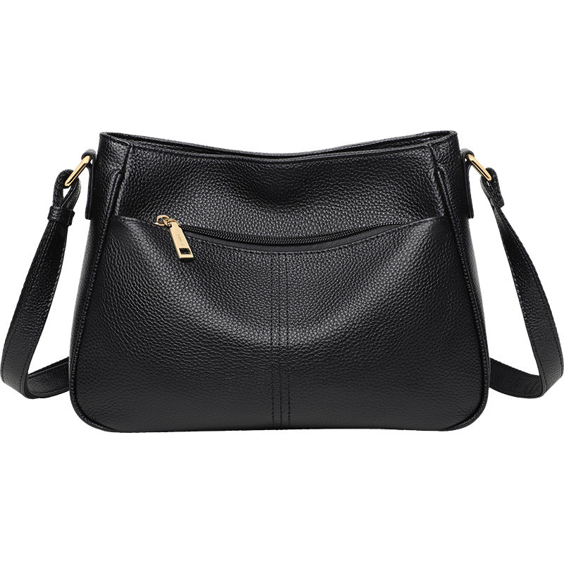 Women's Genuine Leather Underarm Summer Large Capacity Oblique Shoulder Bags