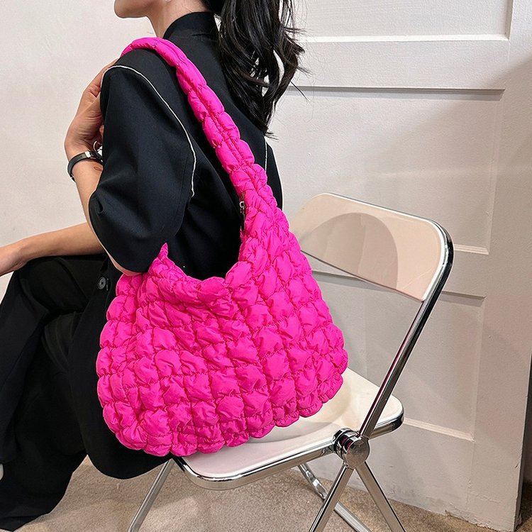 Women's Retro Trendy Large Capacity Color Matching Shoulder Bags