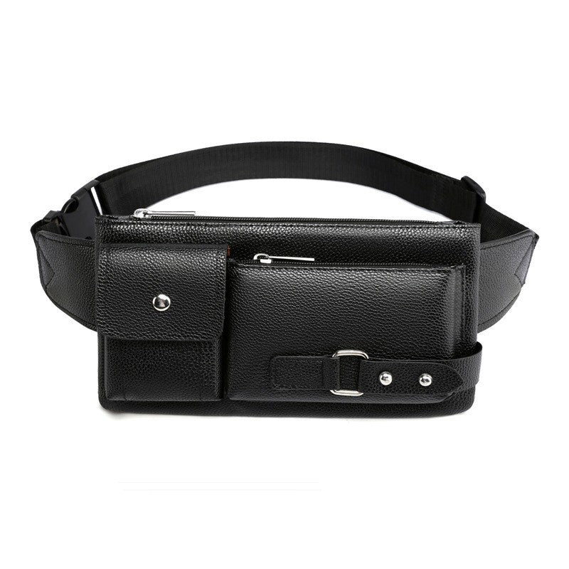 Men's Business Cross Body Waterproof Leather Men's Chest Bags