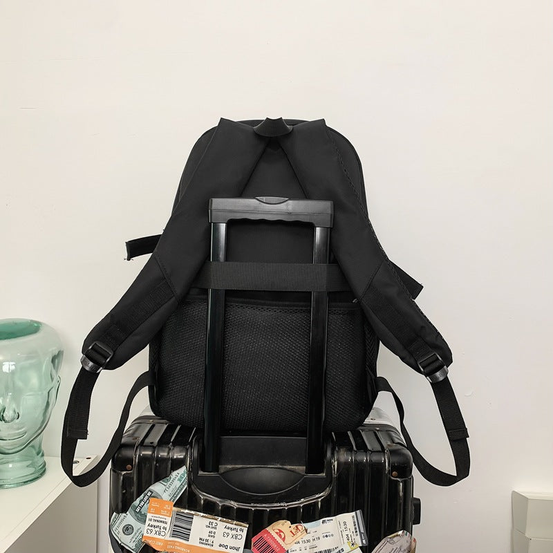 Men's Computer Korean Fashionable Night Reflective Large Backpacks
