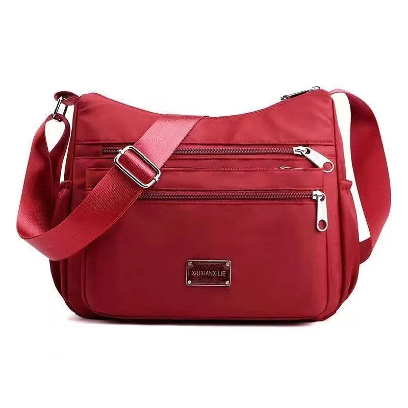 Women's Large Capacity Nylon Canvas Mother Business Shoulder Bags