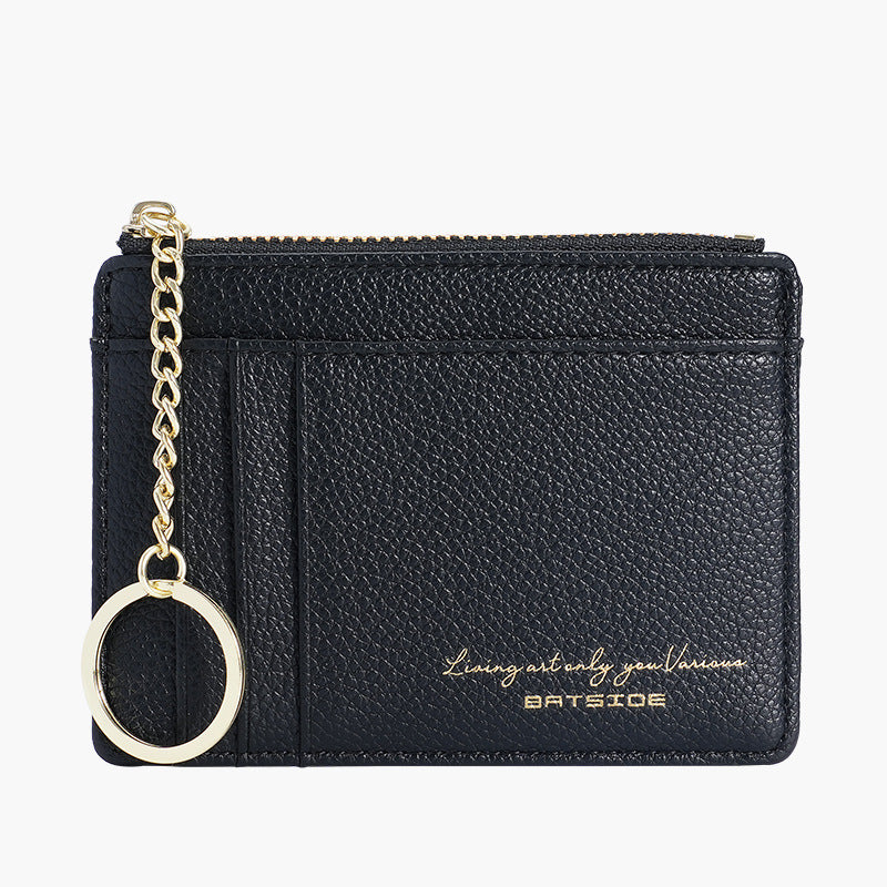 Women's Mini Zipper Multiple Slots Function Ladies Wallets