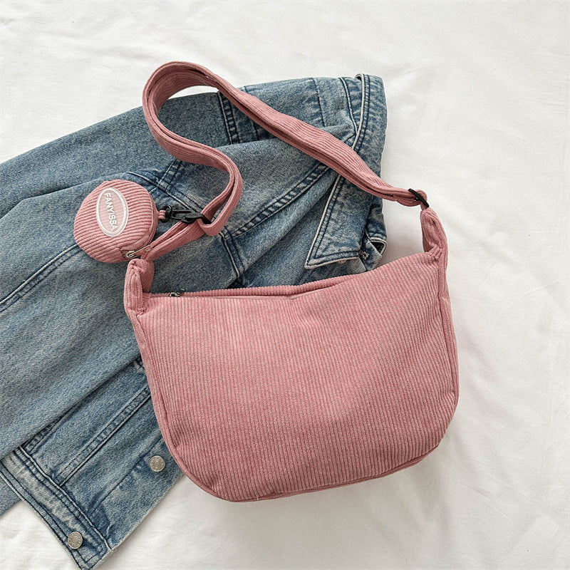Color Simple Large Capacity Korean Style Shoulder Bags