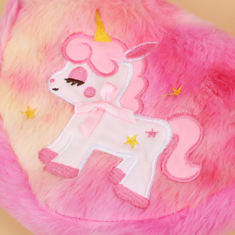 Korean Girly Cartoon Cute Plush Love Crossbody Bags