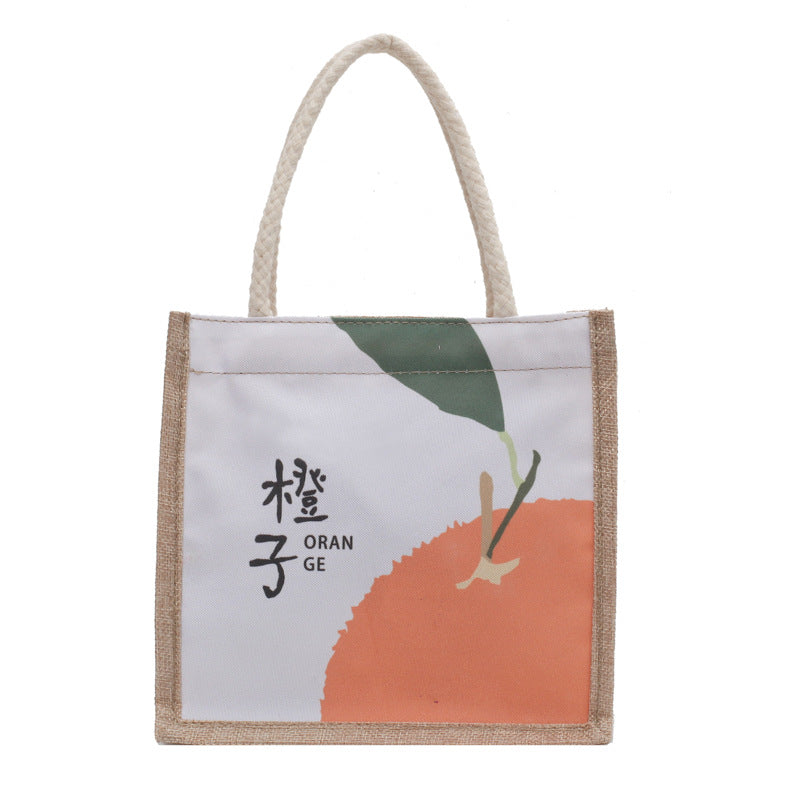 Summer Cute Cartoon Lunch Box Portable Handbags