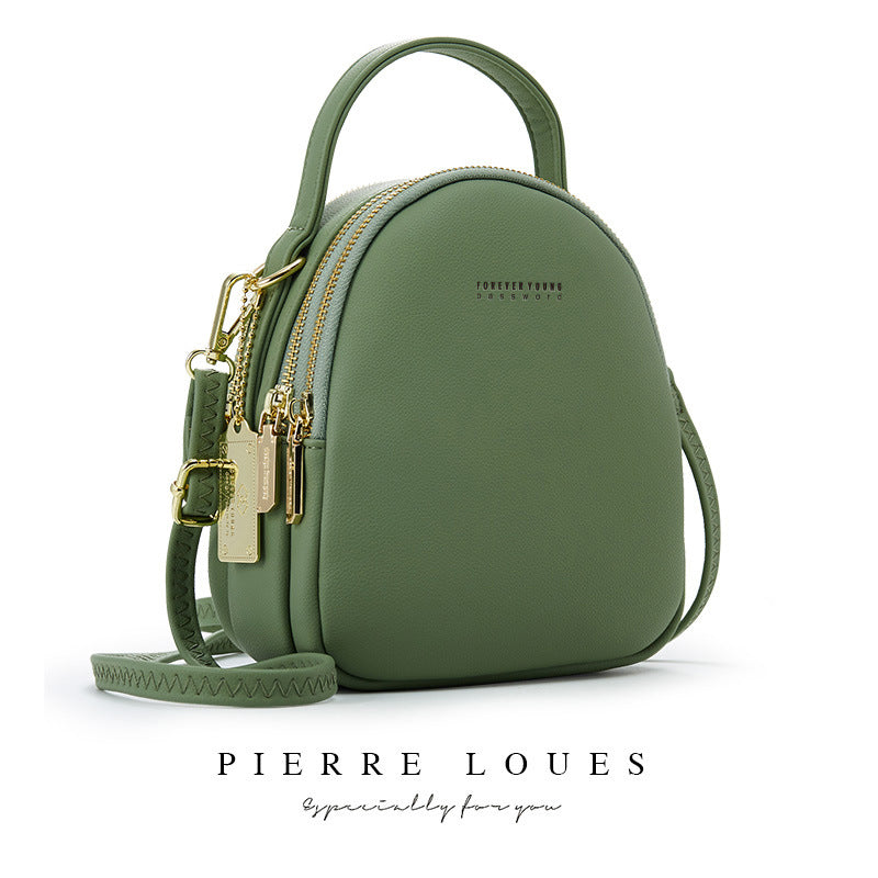 Women's Pierre Korean Style Solid Color Simple Backpacks