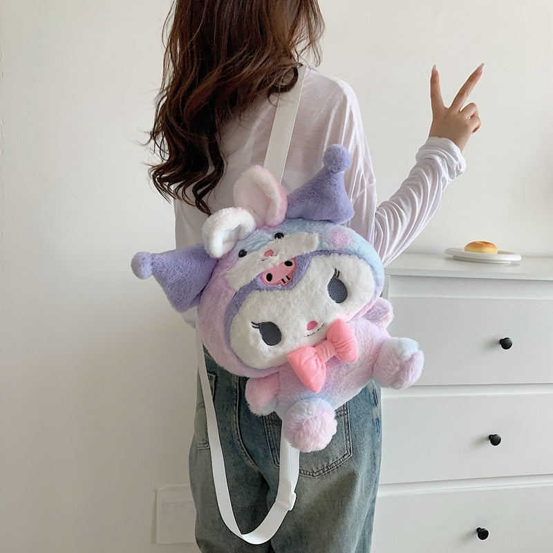 Popular Plush Cartoon Cute Clow Gift Backpacks