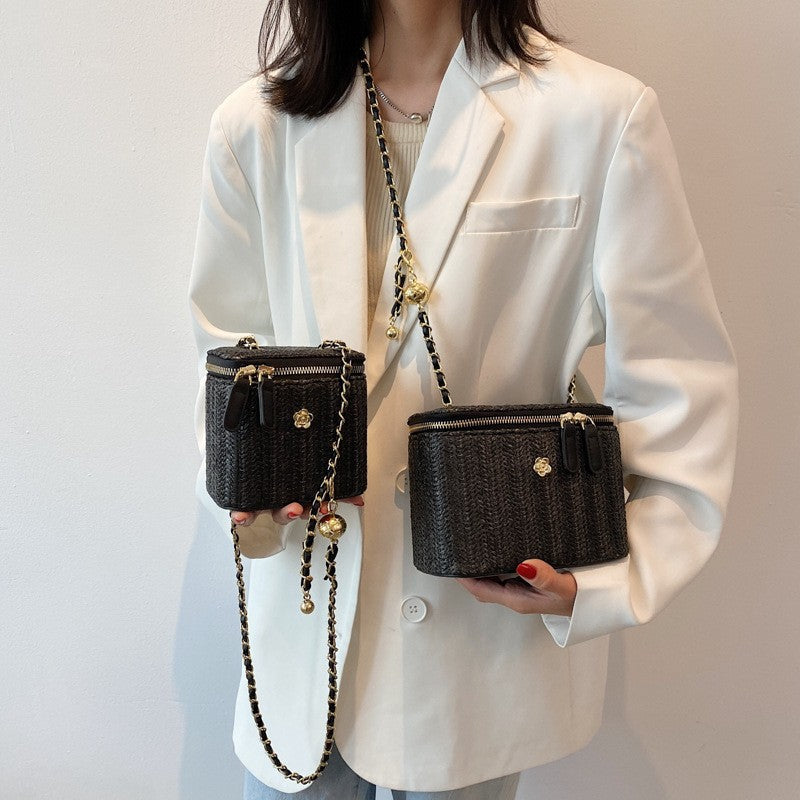 Graceful Elegant Box Chain Bohemian Style Crossbody Bags