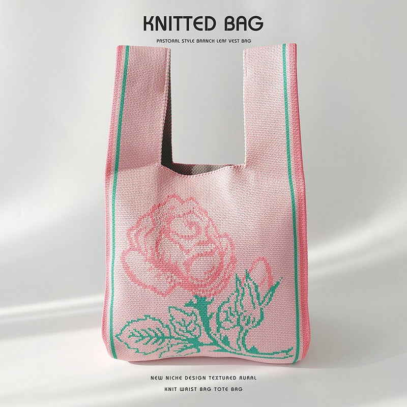 Series Knitted Versatile Large Capacity Commuter Holiday Bags