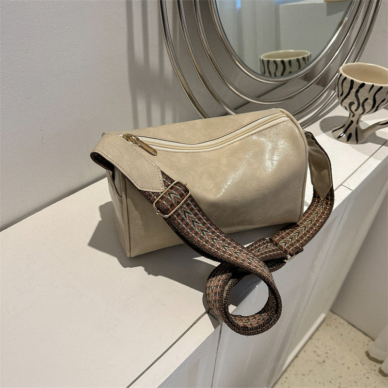 Women's Style Wide Strap Pillow Large Capacity Shoulder Bags
