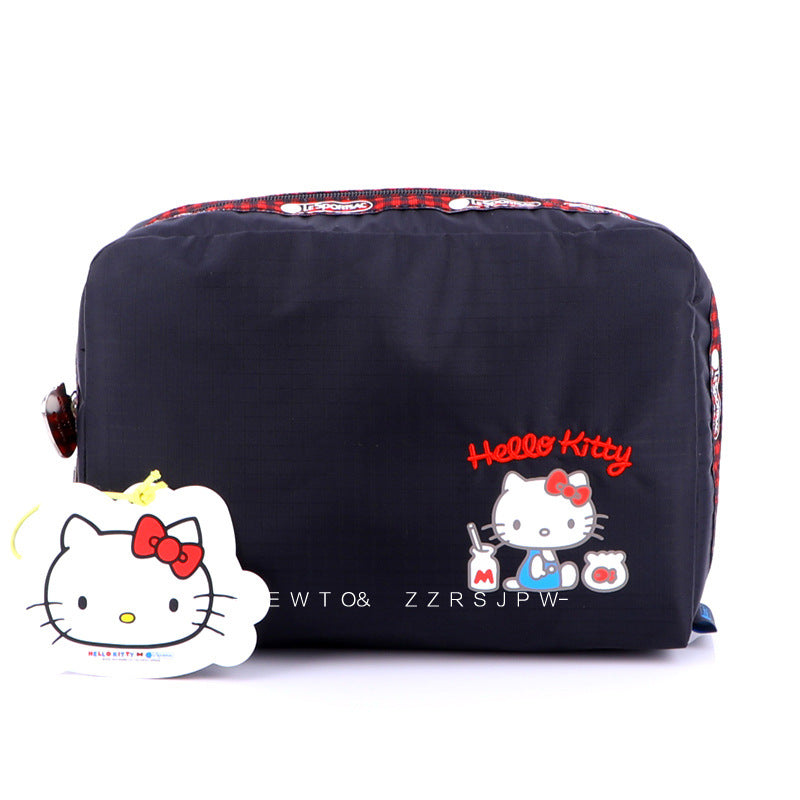 Name Cartoon Horizontal Printing Female Makeup Crossbody Bags