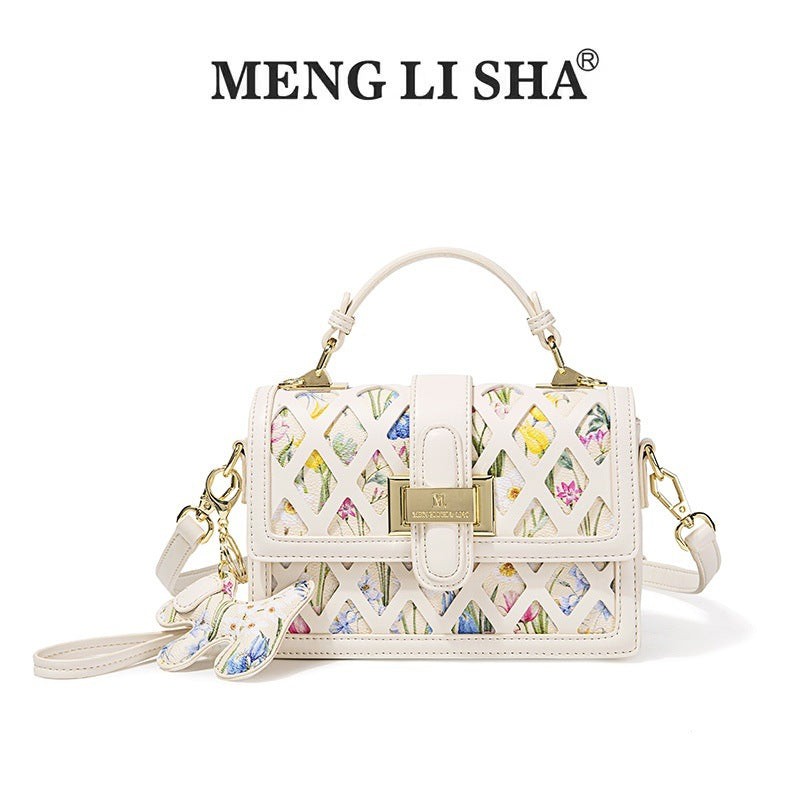 Women's High-grade Presbyopic Printing Color Contrast Commute Women's Messenger Bag