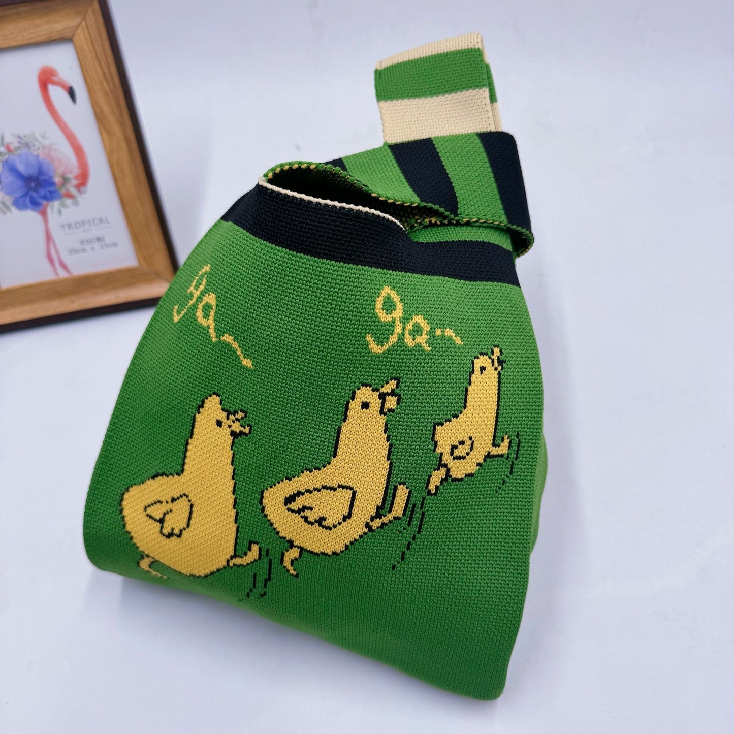 Women's Wool Version Hand Carrying Box Handbags