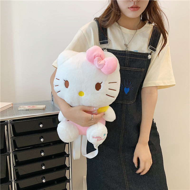 Cat Plush Cute Mobile Doll Birthday Crossbody Bags
