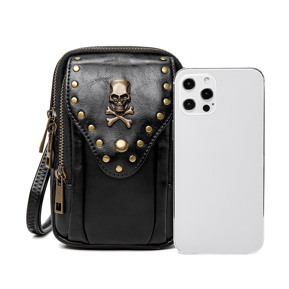 Attractive Pretty Female Lady Textured Mobile Crossbody Bags