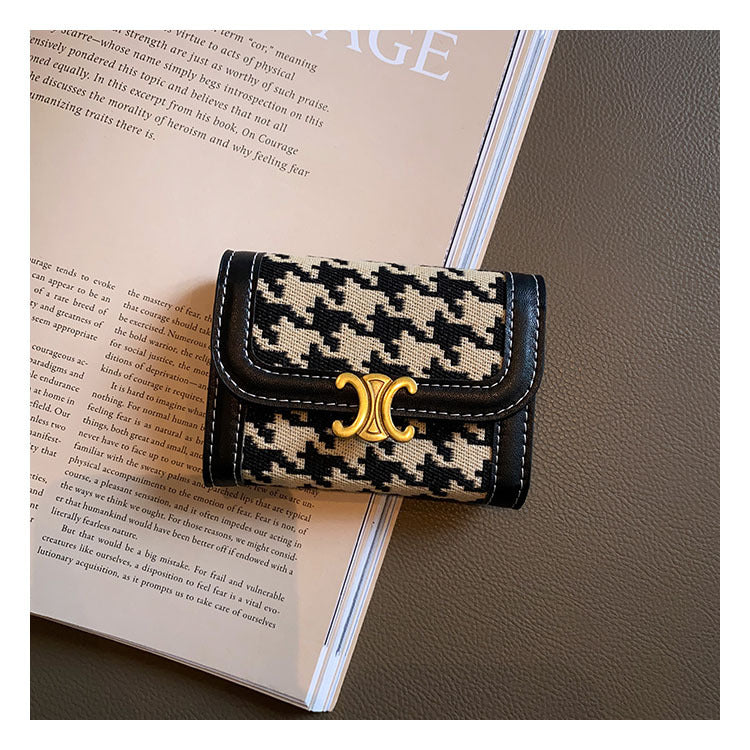 Glamorous Women's Style Exquisite Canvas Fashion Card Holder