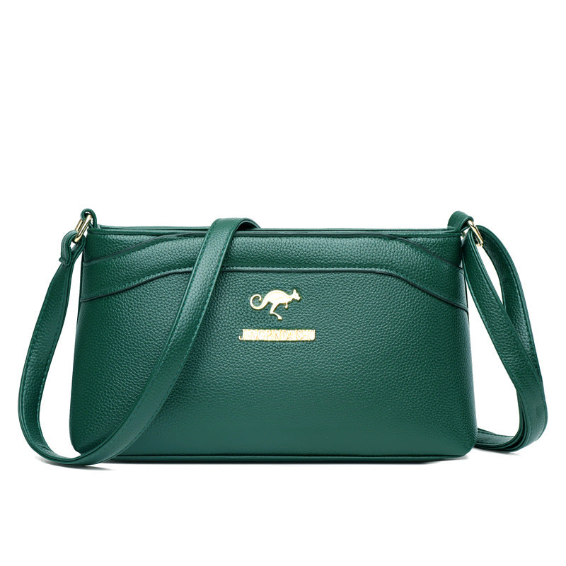 Women's Fashion Mom Soft Leather Large Capacity Shoulder Bags