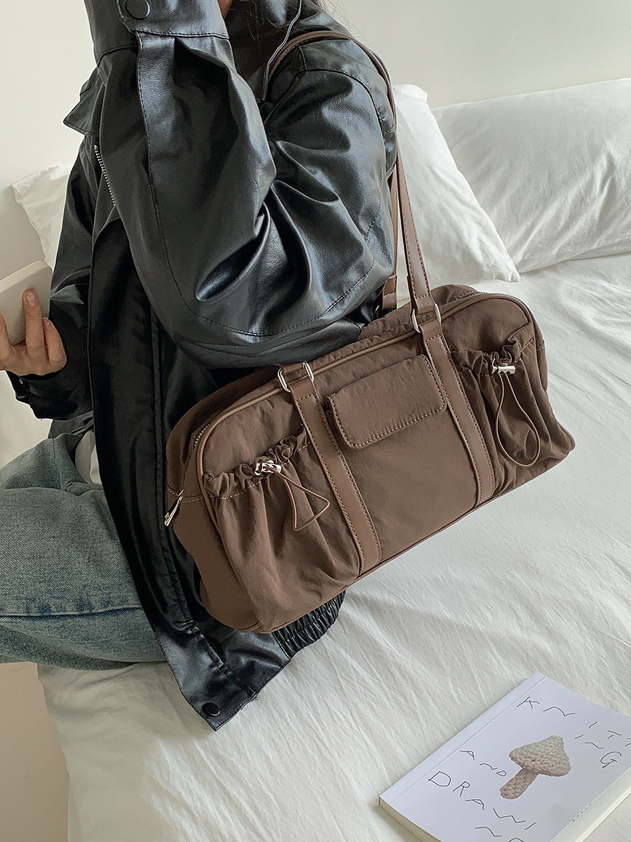 Women's Korean Style Large Capacity Nylon Underarm Bags