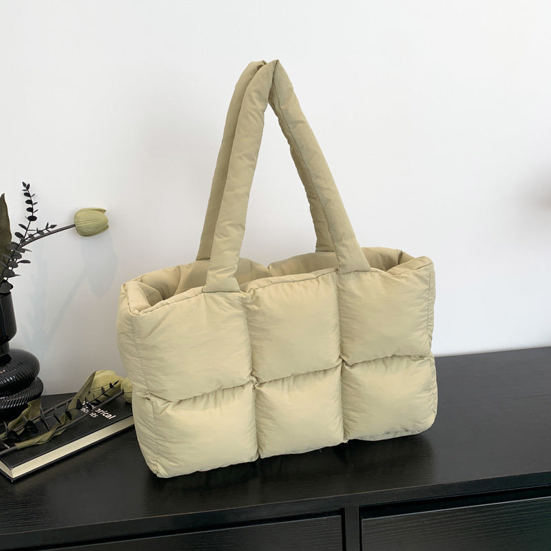 Women's Underarm Down Cotton Coat Large Capacity Women's Shoulder Bag