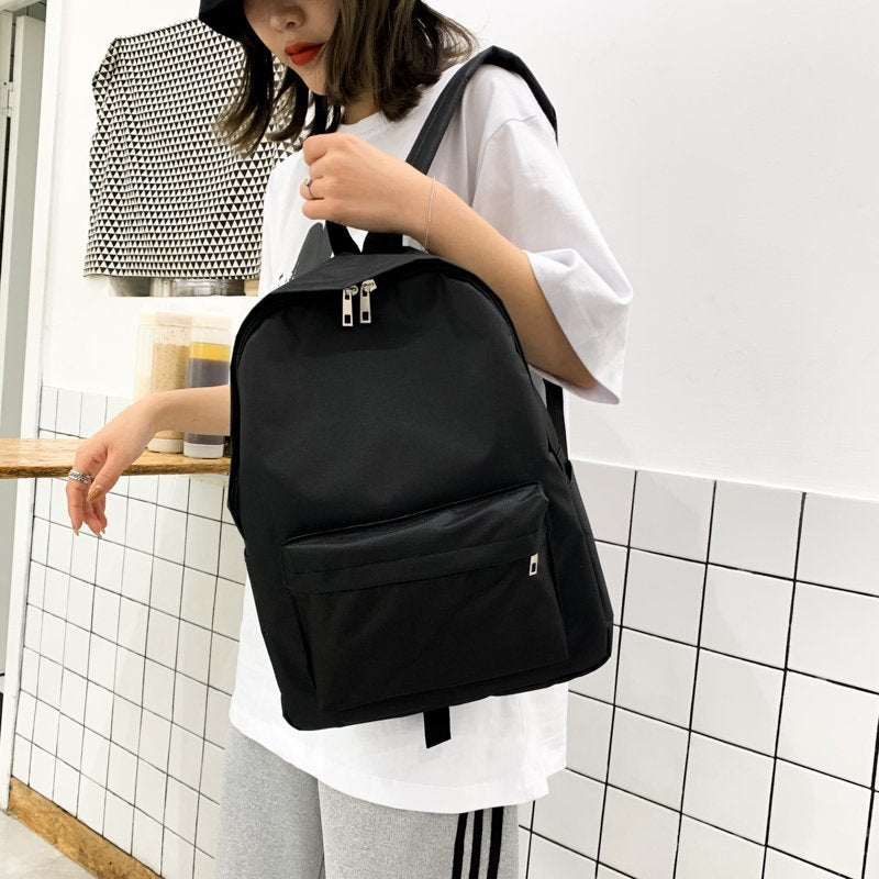 Large Capacity Style Simple Campus Korean Backpacks