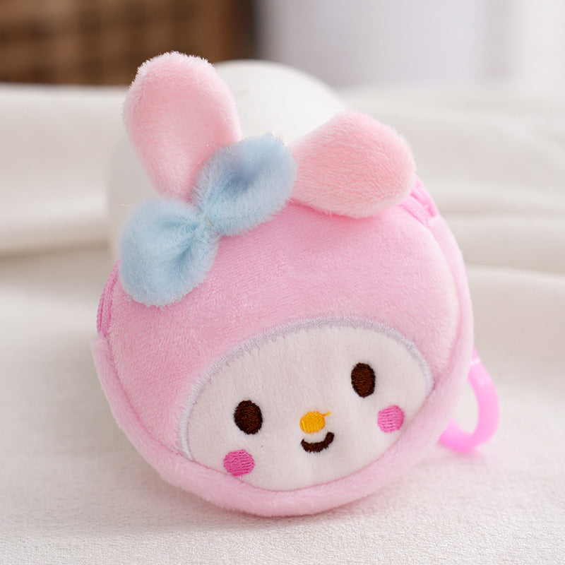Cartoon Plush Big Ears Dog Gift Coin Purses