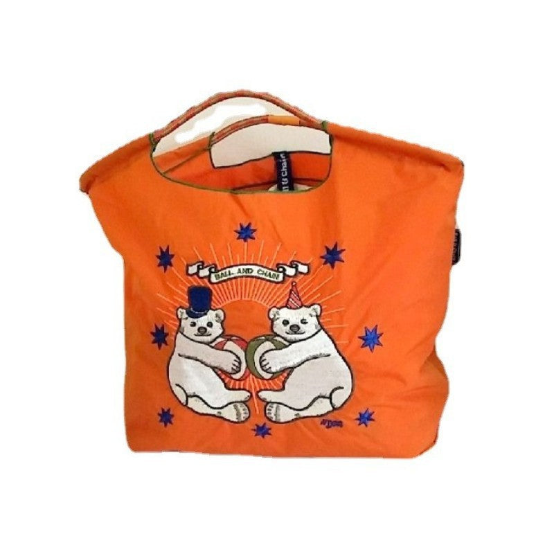 Homemade Shopping Nylon Cloth Embroidery Flower Bags