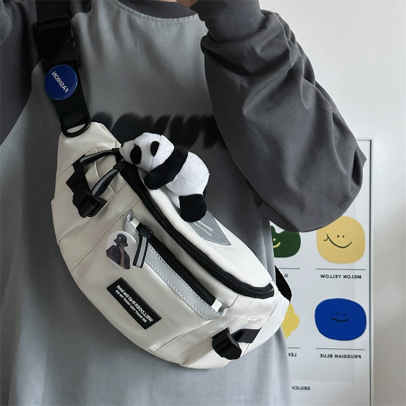 Men's Tooling Style Fashion Large Capacity Versatile Men's Chest Bags