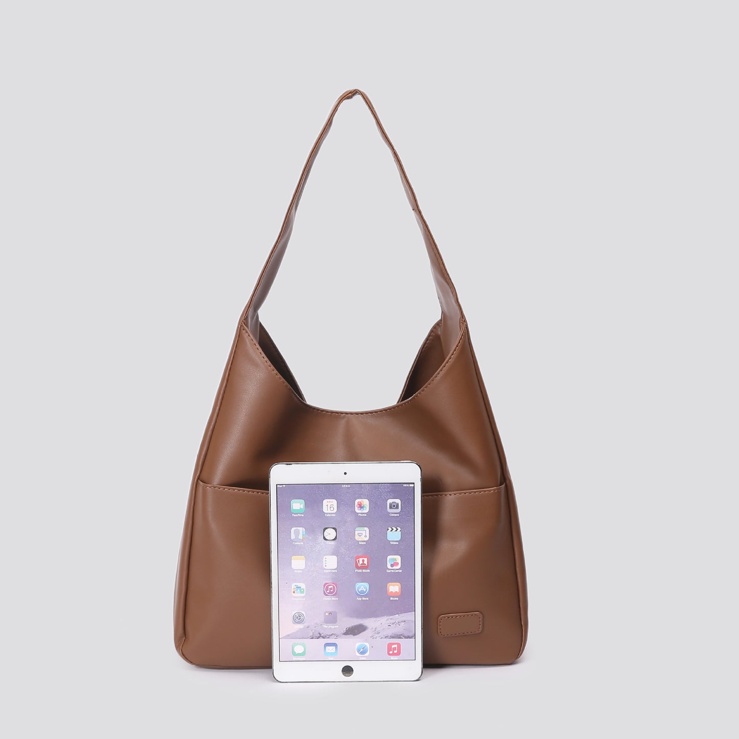 Women's Autumn Soft Leather Retro Commuter Large Shoulder Bags