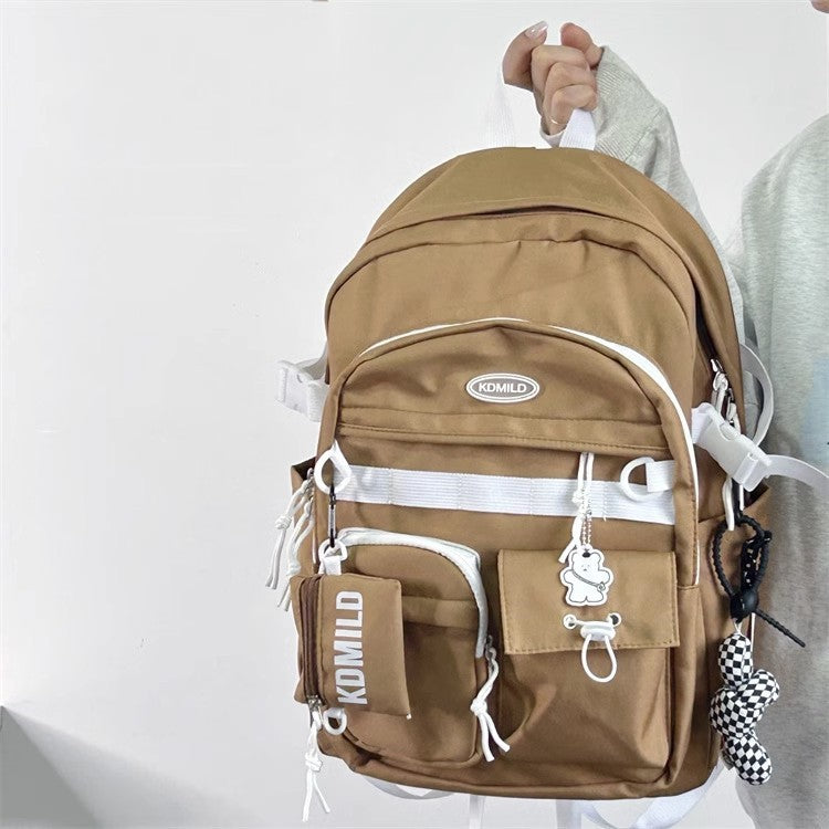 Women's & Men's & Korean Style Retro College High Junior Backpacks