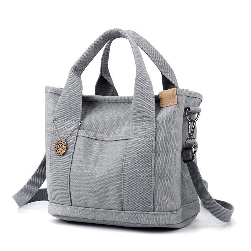 Women's Canvas Reticule Out Clutch Large Handbags