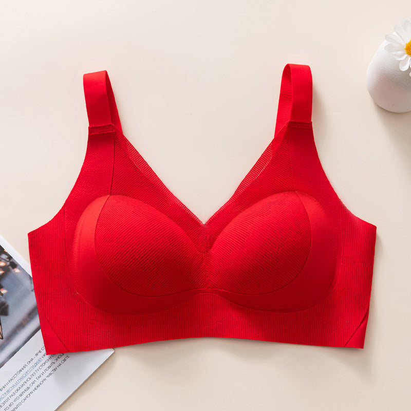 Women's Cup Seamless Underwear Big Chest Small Push Up No Everyday Bras