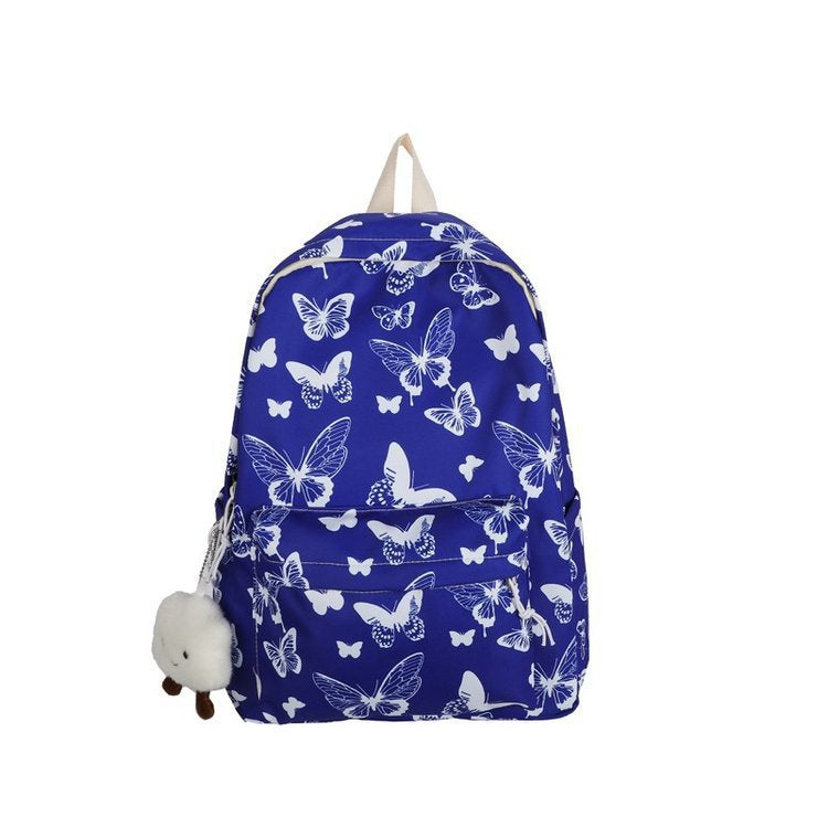 Women's Fashion Butterfly Pattern High Lightweight Backpacks