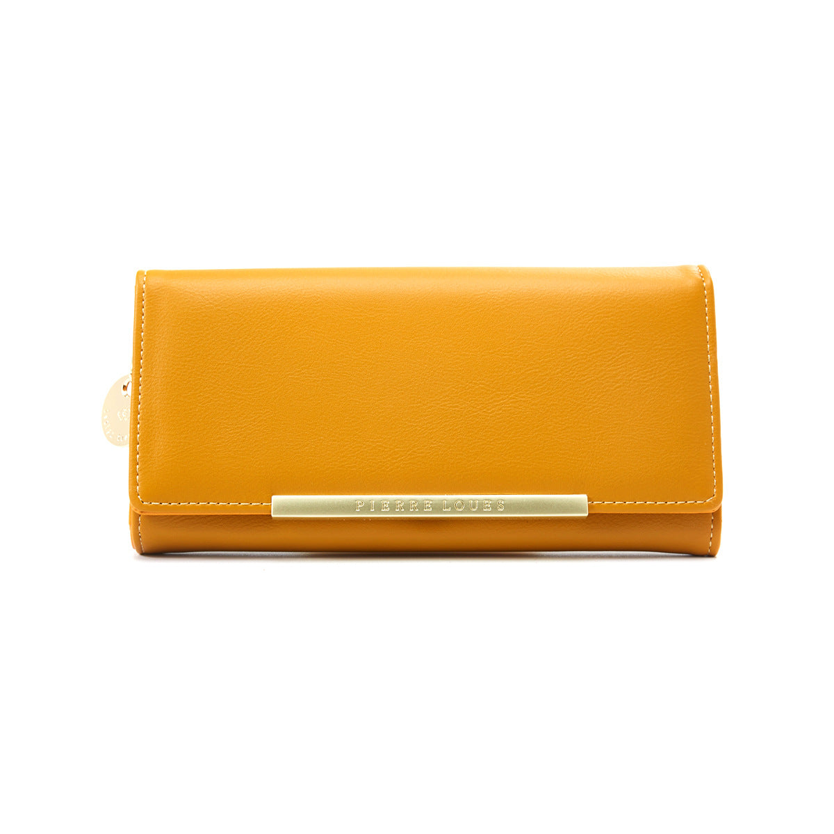 Solid Color Two Fold Lady's High-grade Ladies Wallet
