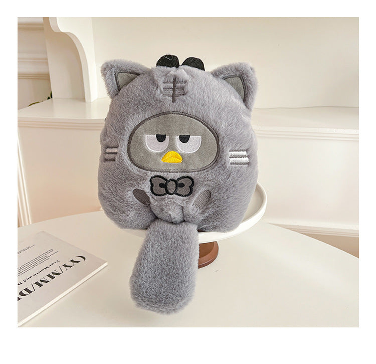 Cute Plush Western Style Cartoon Cat Shoulder Bags