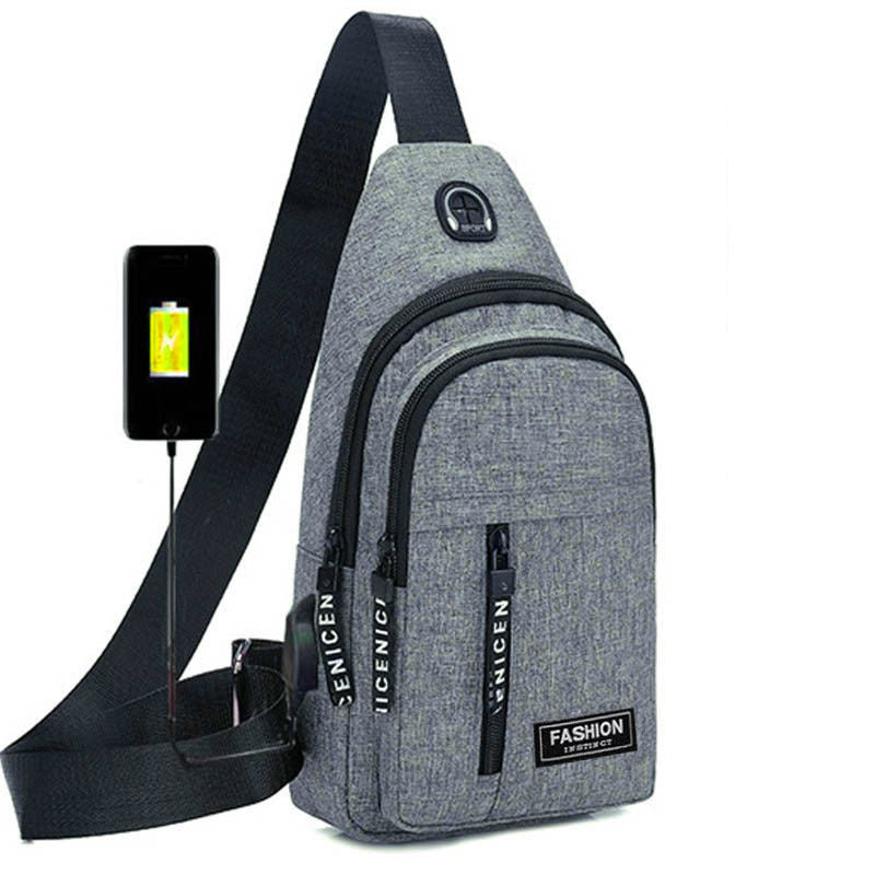 Men's Innovative Unique Glamorous Oxford Cloth Men's Chest Bags